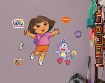 Pegatinas de pared raras de Fathead Jr. Dora la Exploradora