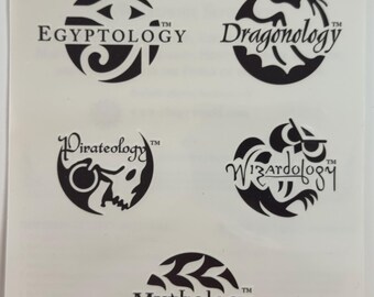 5 Temporary Tattoos from Candlewick Press Ology World Like New from 2007