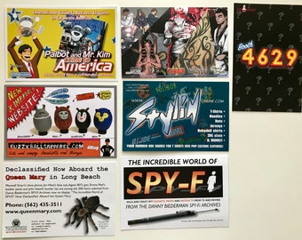 Collection of Postcard size adverts from Comic Con 2007