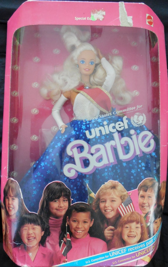 unicef barbie 1989