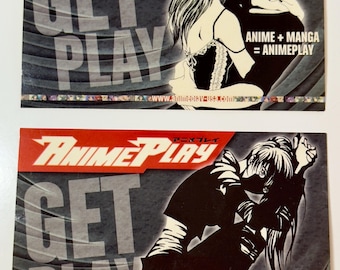 Anime Play Stickers Lot of 3 w/2 variations. from San Diego Comic Con 2007