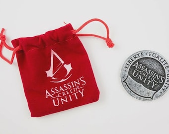 Assassin's Creed Unity Coin with Velvet Pouch Loot Crate Nov. 2014 EXCLUSIVE