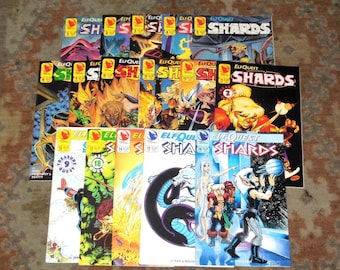 ELFQUEST SHARDS Complete 16-issue run! 1994 Warp Graphics bagged and boarded in plastic.