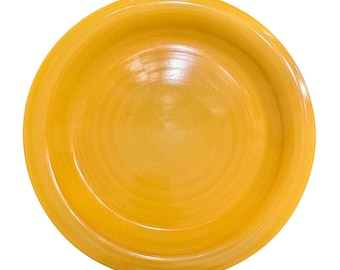 Royal Norfolk Greenbrier International inc. Dinner Plate Yellow Stoneware