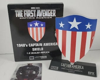 Marvel The First Avenger Captain America Shield 1:6 Scaled Replica Loot Crate