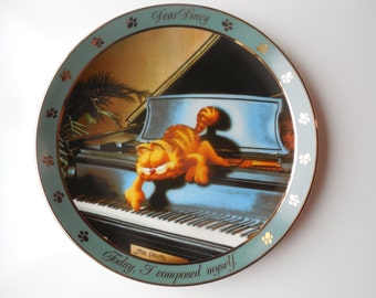 Garfield: I Composed Myself. Danbury Mint Plate