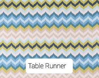 Corredor de mesa, Ropa de mesa, Corredor de cama, Mantel, Chevron Waves, Boda/Comedor/Recepción/Banquete, Corredor buffet, Pañuelo de tocador