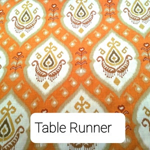 Table Runner, Table Linen, Bed Runner, Table Cloth, Ikat Runner, Wedding/Dining/Reception/Banquet, Buffet Runner, Dresser Scarf