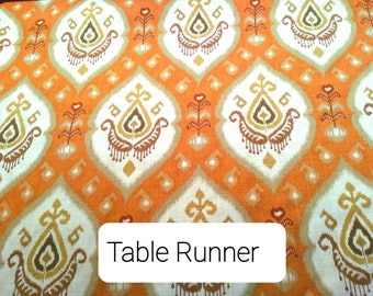 Corredor de mesa, Ropa de mesa, Corredor de cama, Mantel, Corredor Ikat, Boda/Comedor/Recepción/Banquete, Corredor de buffet, Pañuelo de tocador