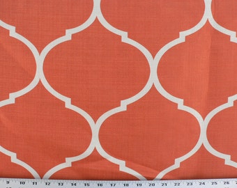 Upholstery Fabric, Drapery Fabric, Pillow Fabric, DuvetCover Fabric, Bedding Fabric, Orange/Tangelo/Ivory Fabric, Designer Home Decor Fabric