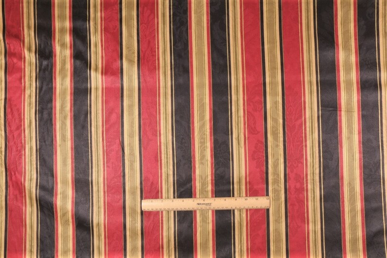 Drapery Fabric, Upholstery Fabric, Stripes Fabric, Jacquard Fabric by