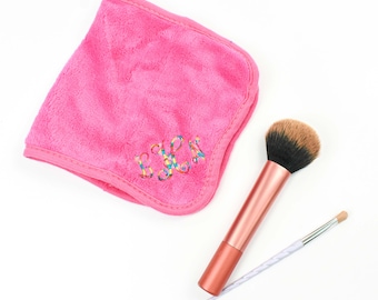 Monogram Makeup Remover Washcloth