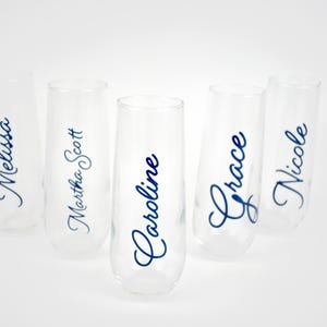 Personalisierte Stemless Champagner Flöte