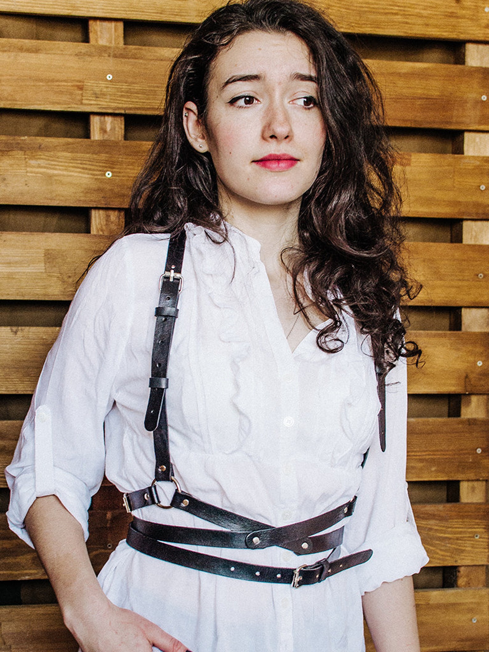 Leather Ecofriendly Harness Women Body Harness Harness Top Etsy