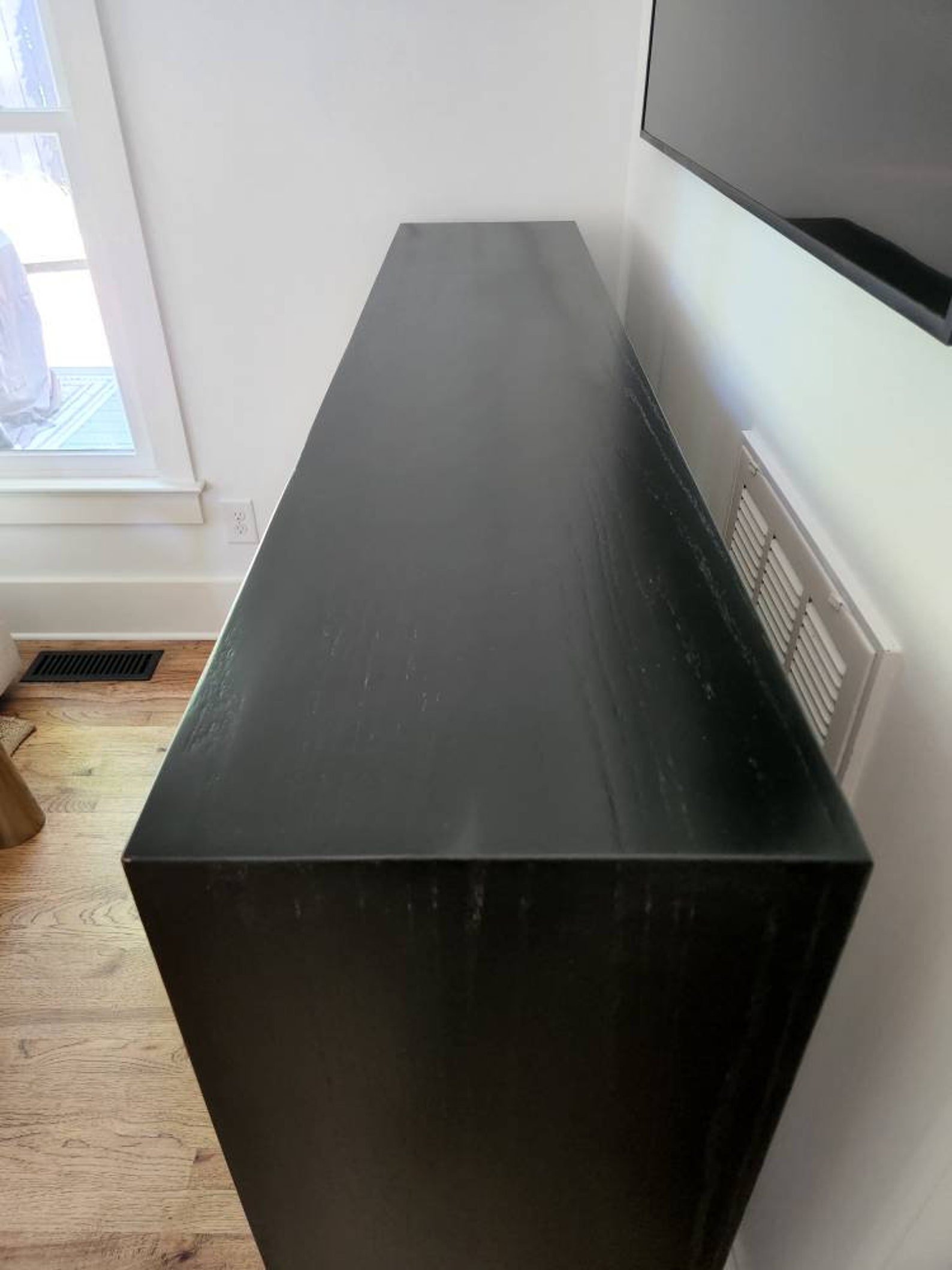 Solid Wood Media With Cane Doors Etsy