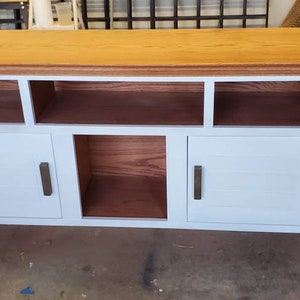 Custom, solid wood Media Center, TV Console, Sideboard, Credenza