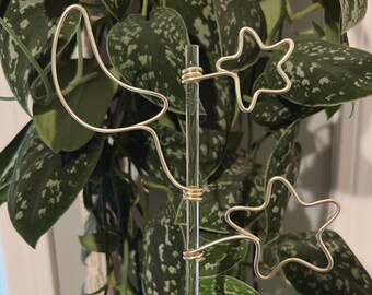 Decorative Trellis | Houseplant Accessory | Plant Trellis | Plant Accessory | Indoor Houseplant Trellis | Moon and Stars