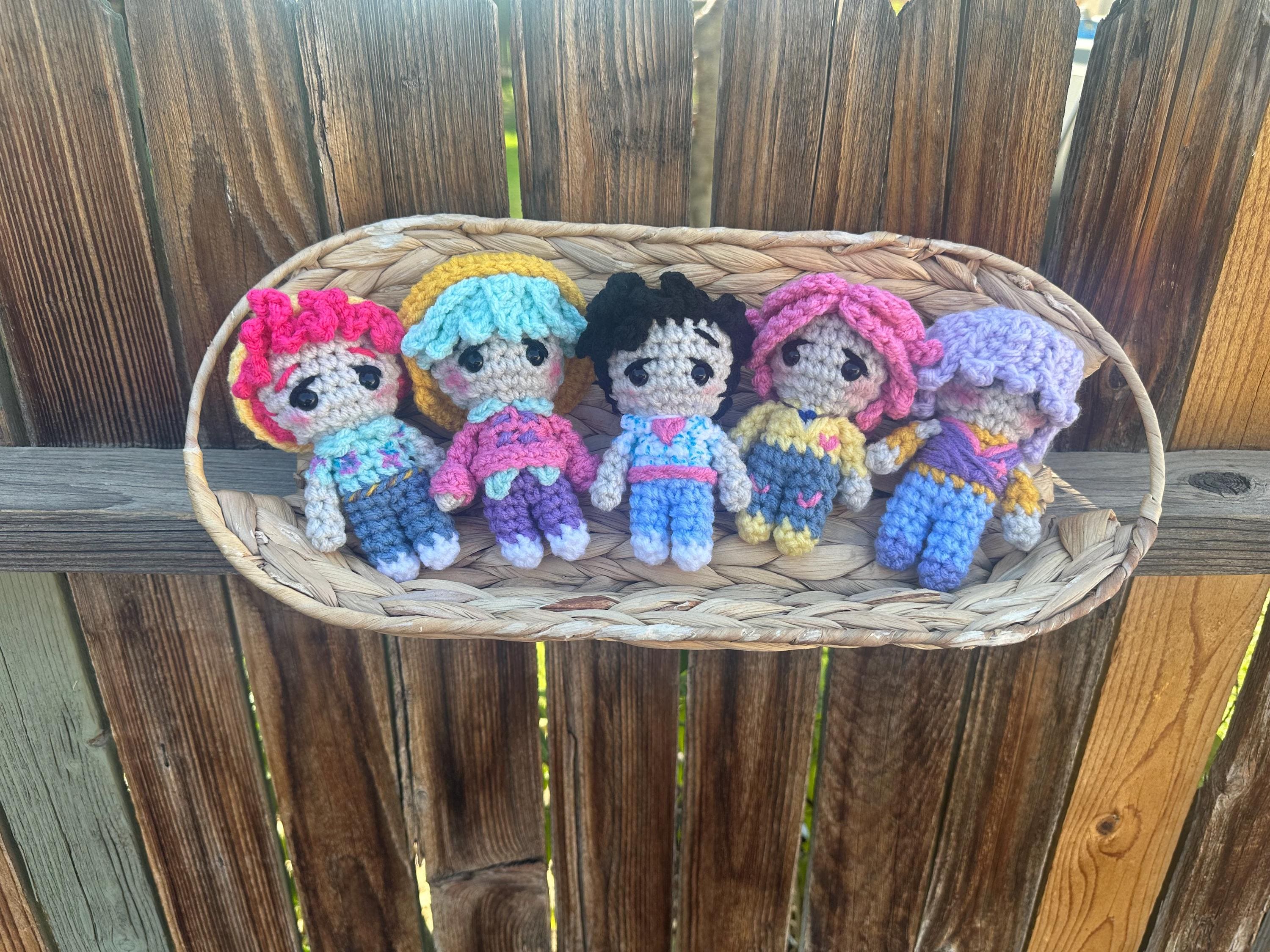 Saja Boys K-pop, Demon Hunters K-pop Crochet Keychains Cute