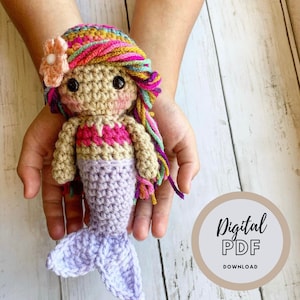 Mermaid Amigurumi Pattern Crochet Mermaid Doll