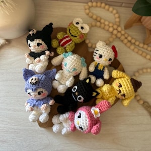 Kitty And Friends Keychains Free Shipping