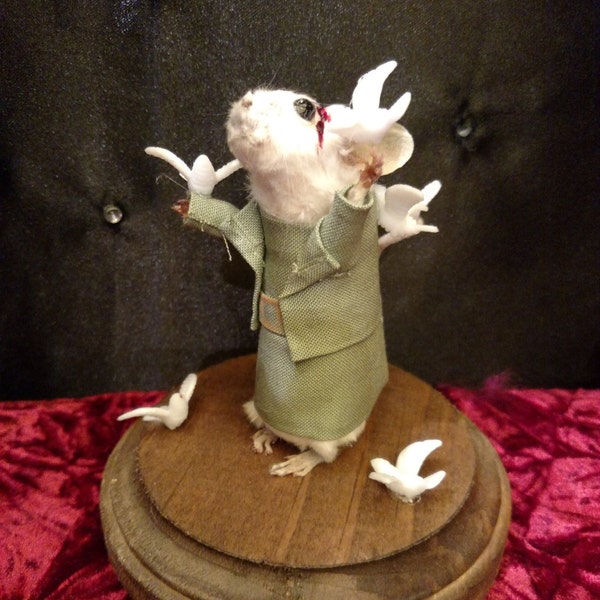 The Birds Taxidermy Mouse