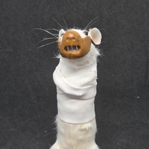 Präparierte Maus – Hannibal Lecter Gag, handgefertigte Kuriositäten