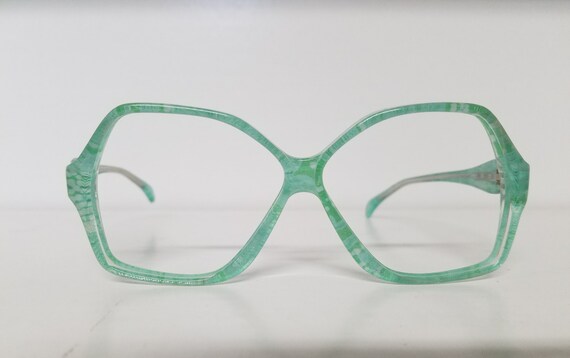 Lunettes Vintage Jacques Estrel Paris - Monture Plastique Multicolore - Taille Femme - Neuf