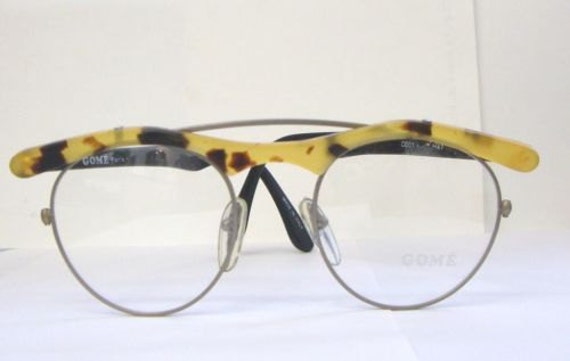 Vintage Rare Authentic GOME Round Frame Eyeglasse… - image 2