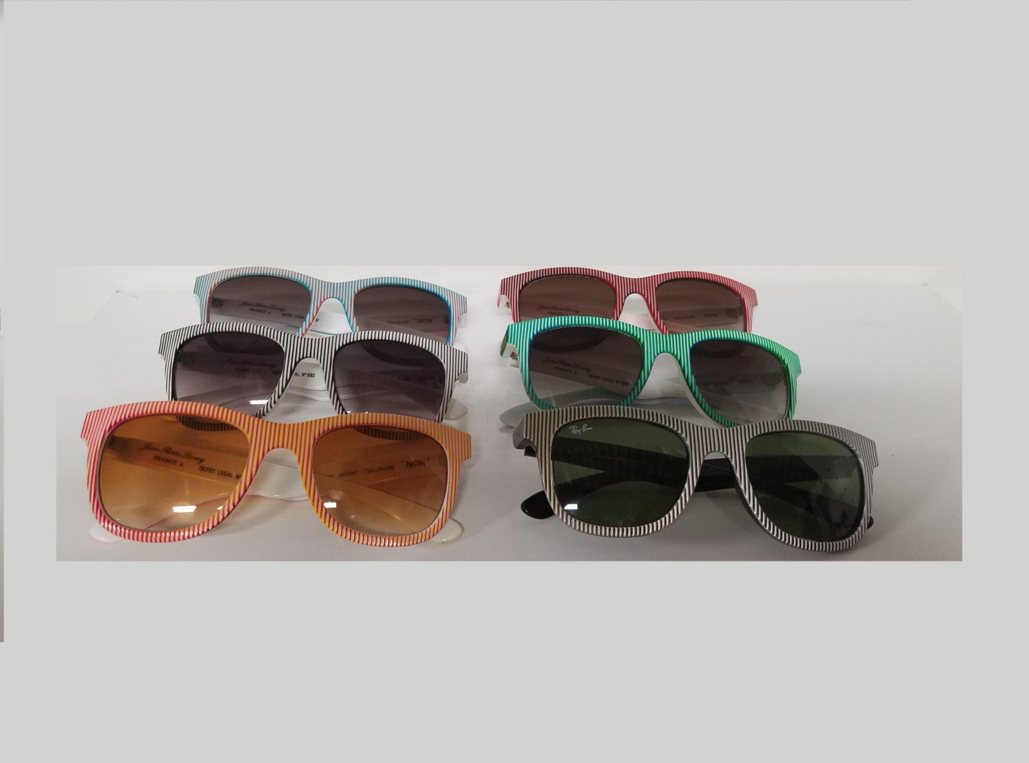 Vintage Lamy France Sunglasses, Oval Shaped in Jewel Tones, France Lamy Sunglasses - Etsy main image 4