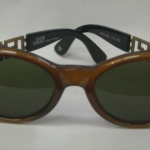 Nwt Original Rare GIANNI VERSACE Sunglasses  Made In Italy Mod. 486 MEDUSA Buckle