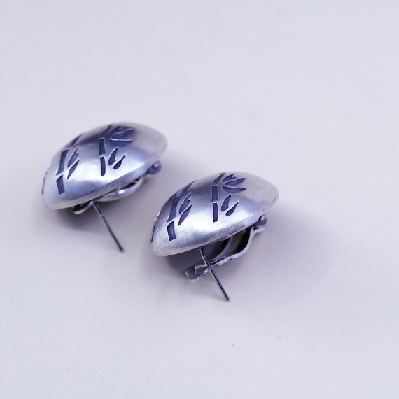 Designer modern Sterling silver handmade earrings… - image 3