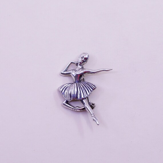 Vintage Sterling 925 silver Female ballet dancer … - image 5