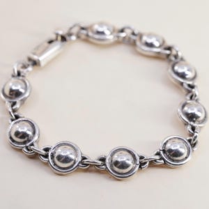 Silver Stamped Bracelet Mexican Vintage - Etsy