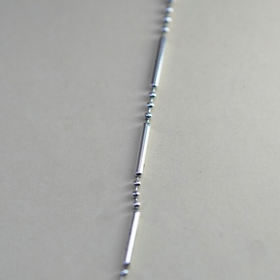 24”, 1mm, Vintage sterling silver necklace, 925 b… - image 3