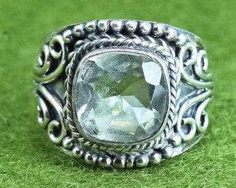 Vintage Marked India YS 925 Sterling Silver Brass Natural Light