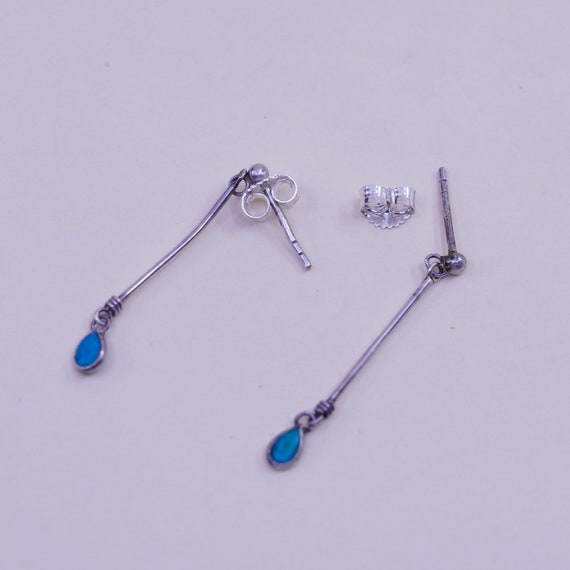 Southwestern sterling 925 silver handmade earring… - image 5