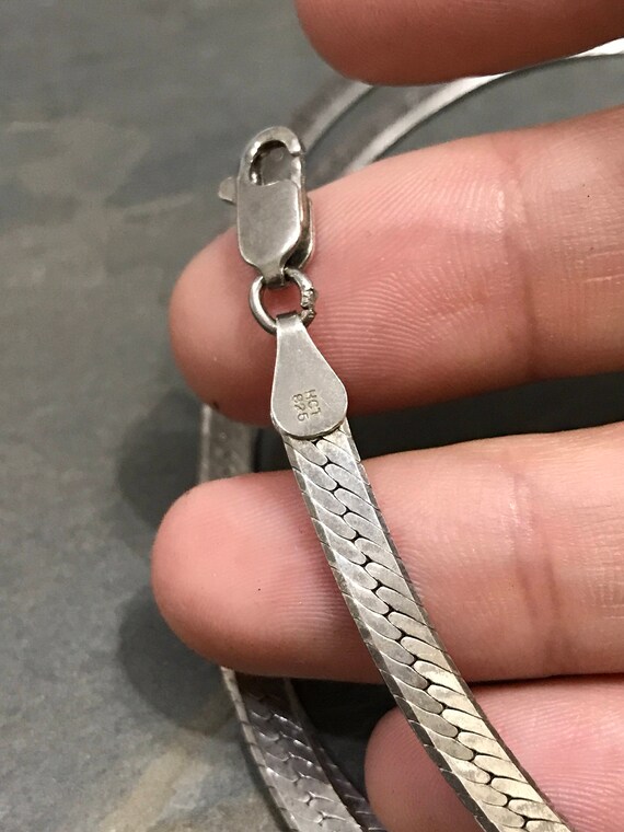 Vintage 925 silver online necklace