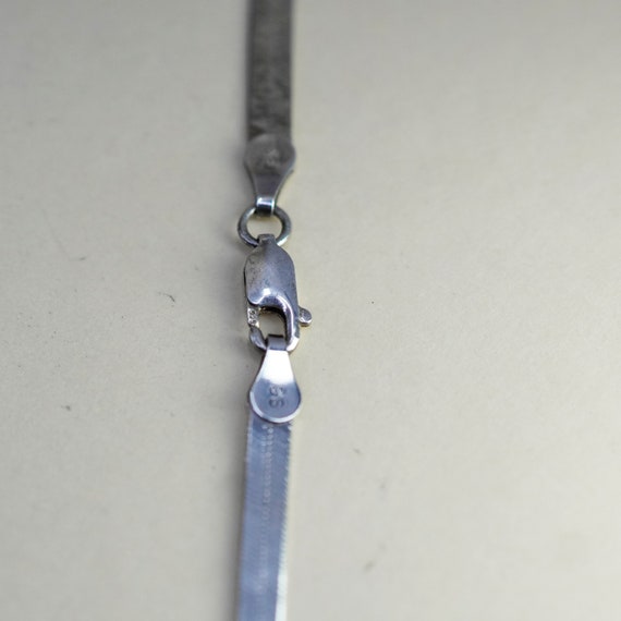 20” 4mm, Vintage Italy sterling silver necklace, … - image 4