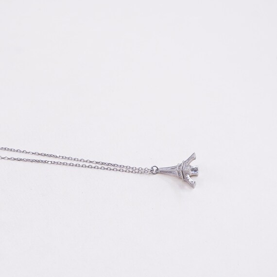 16+2”, 1mm, vintage Sterling silver necklace, 925… - image 3