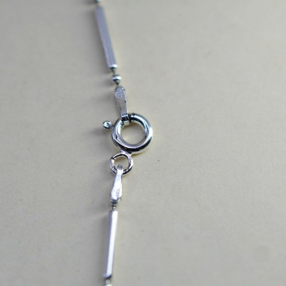 24”, 1mm, Vintage sterling silver necklace, 925 b… - image 4