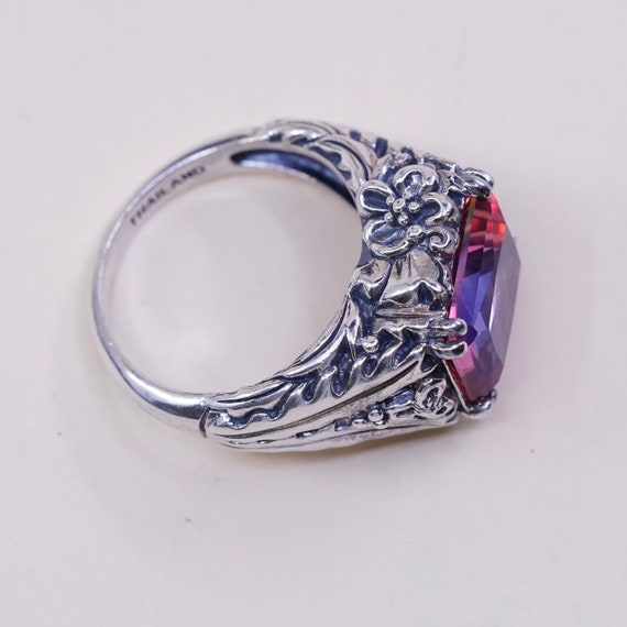 Size 7.25, vintage Sterling silver handmade ring,… - image 3