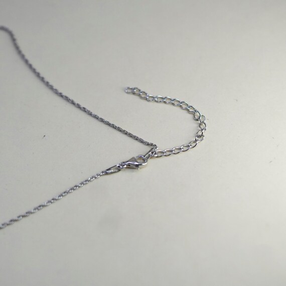 16+2” 1mm, vintage Italy sterling silver necklace… - image 4