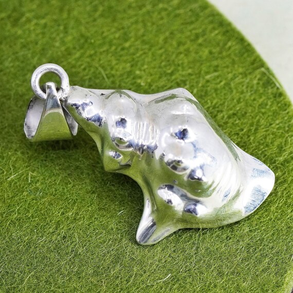 Vintage sterling silver handmade pendant, 925 she… - image 2