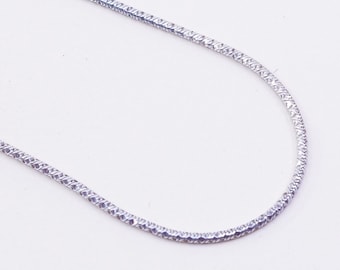 28インチ 2 mm、ヴィンテージ イタリアン ミラー スターリングシルバー