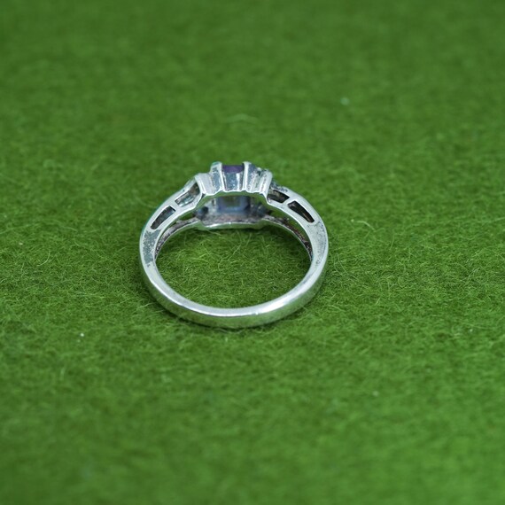 Size 7, Vintage sterling 925 silver handmade ring… - image 5