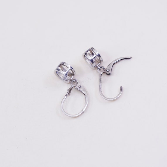 Vintage sterling silver handmade earrings,  925 s… - image 5