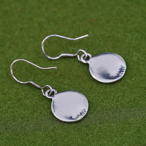 Vintage mexico sterling silver handmade earrings,… - image 5