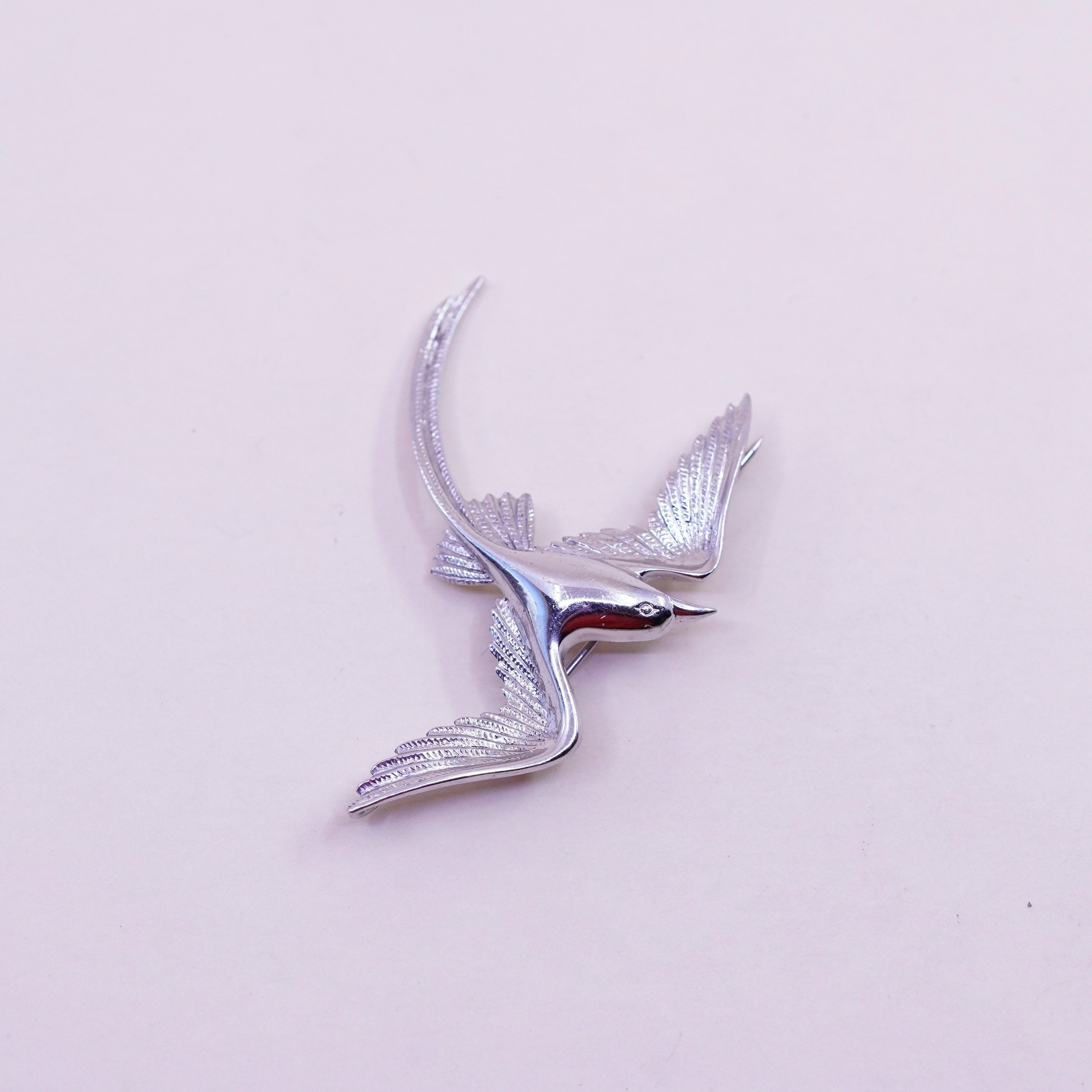 Vintage Mexico Sterling Silver Handmade Brooch, 925 Bird Pin , Stamped ...