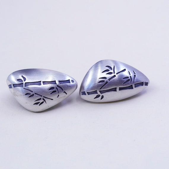 Designer modern Sterling silver handmade earrings… - image 3