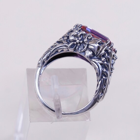 Size 7.25, vintage Sterling silver handmade ring,… - image 4